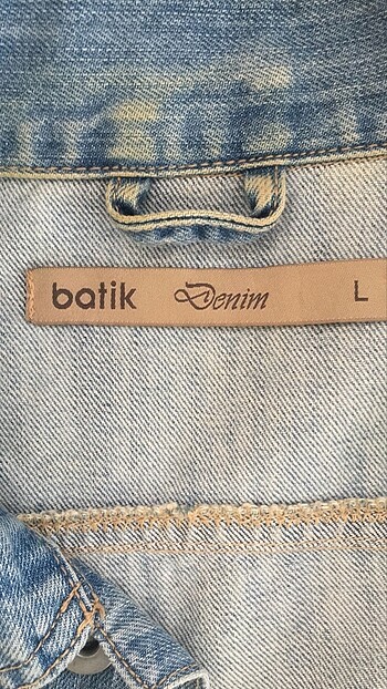 Batik Çırp Kot Ceket