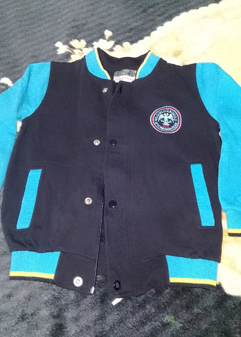 Çocuk Mavi Sweatshirt afyon Selçuklu ilkokulu ceketi yepyeni