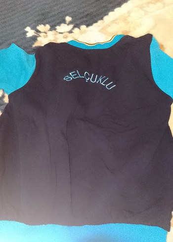 Defacto Çocuk Mavi Sweatshirt afyon Selçuklu ilkokulu ceketi yepyeni