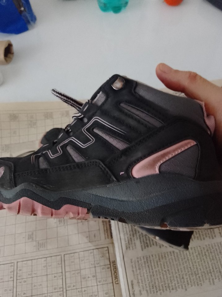 Gri Bağcıklı Erkek Çocuk Botu - Görsel 2