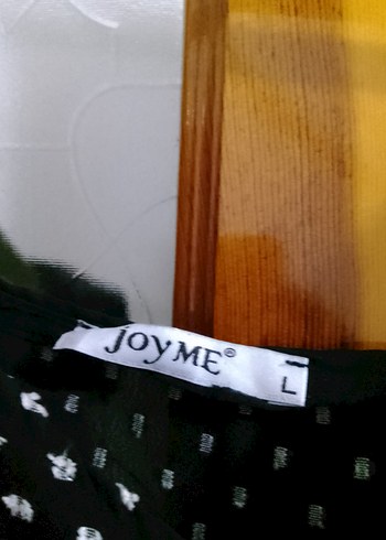 Siyah Puantiyeli V Yaka Düğmeli Uzun Elbise - Görsel 7