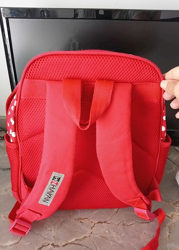 Kırmızı Hello Kitty Çocuk Sırt Çantası - Görsel 3