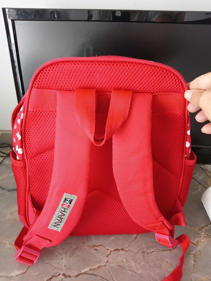 Kırmızı Hello Kitty Çocuk Sırt Çantası - Görsel 3