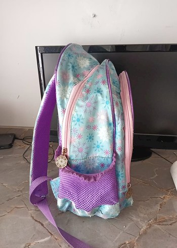 Pastel Renkli Frozen Elsa Okul Çantası - Görsel 2