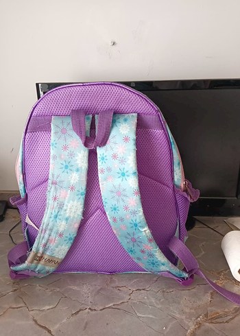 Pastel Renkli Frozen Elsa Okul Çantası - Görsel 6