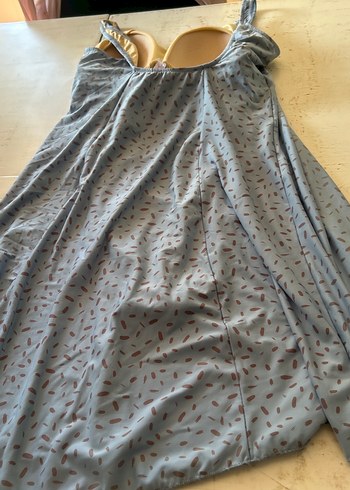 Gri Desenli etekli mayo - Görsel 8