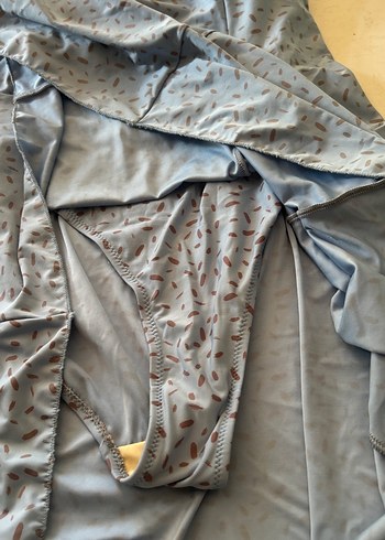 Gri Desenli etekli mayo - Görsel 6