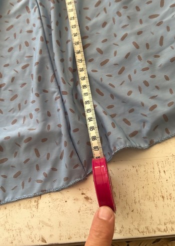 Gri Desenli etekli mayo - Görsel 5