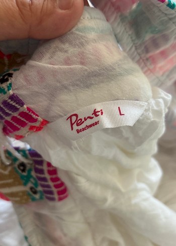 Nakışlı Bohem plaj elbisesi - Görsel 8