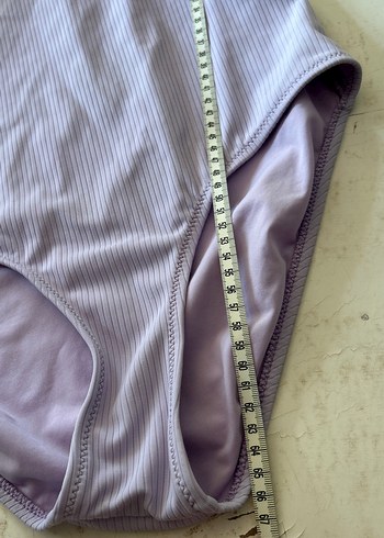 Pastel Mor İnce Askılı Kadın Mayo - Görsel 7