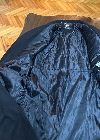 Düğmeli Siyah Erkek Midi Kaban - Görsel 9