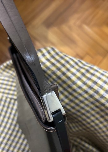 Klasik Kahverengi Deri Kadın Çanta - Görsel 13