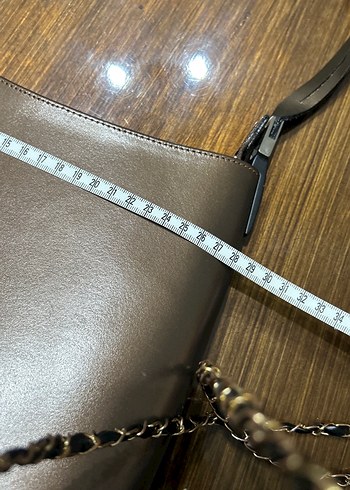 Klasik Kahverengi Deri Kadın Çanta - Görsel 10