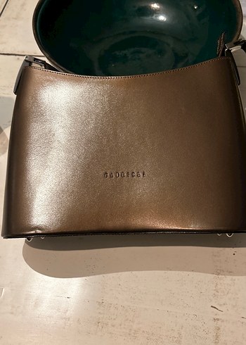 Klasik Kahverengi Deri Kadın Çanta - Görsel 2