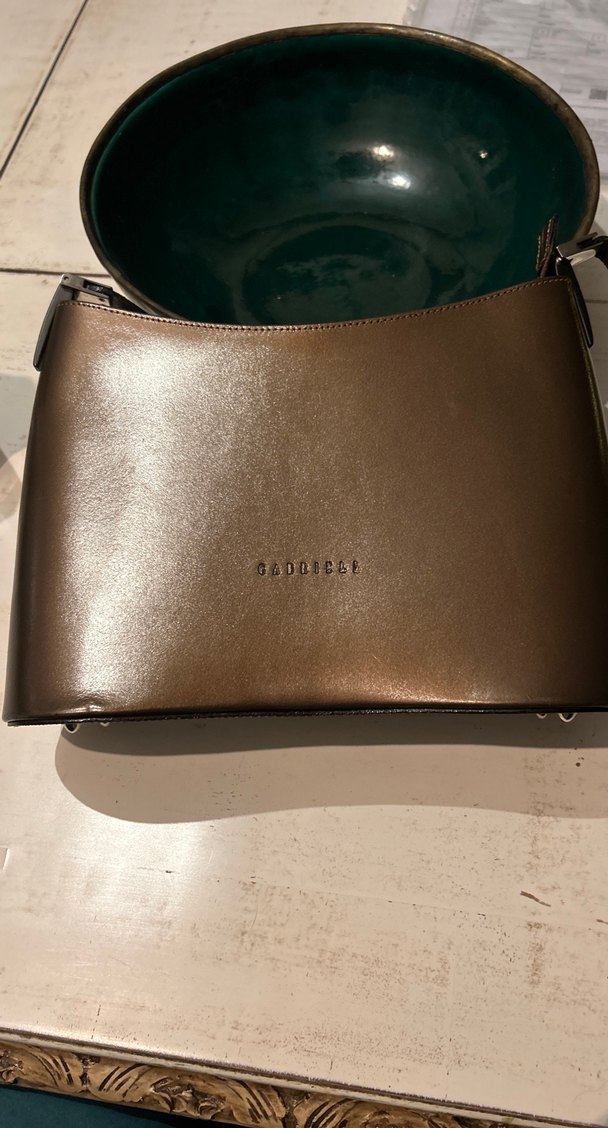 Klasik Kahverengi Deri Kadın Çanta - Görsel 2