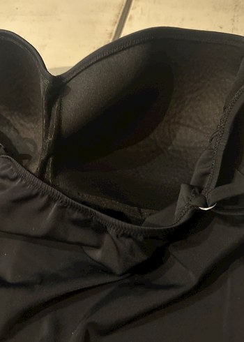 Siyah Pilili Midi Gotik Kadın Mayo - Görsel 9