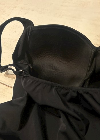 Siyah Pilili Midi Gotik Kadın Mayo - Görsel 8