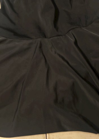 Siyah Pilili Midi Gotik Kadın Mayo - Görsel 7