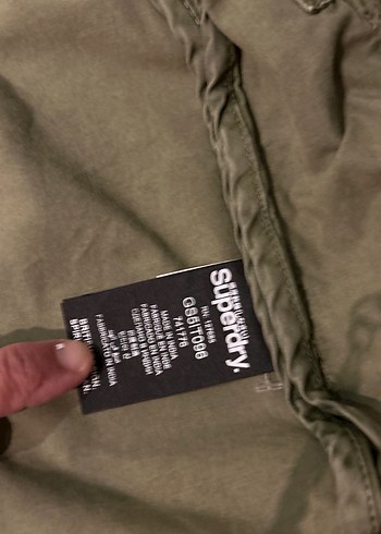 Geniş Kesim Kamuflaj Desenli Keten Erkek Ceket - Görsel 10