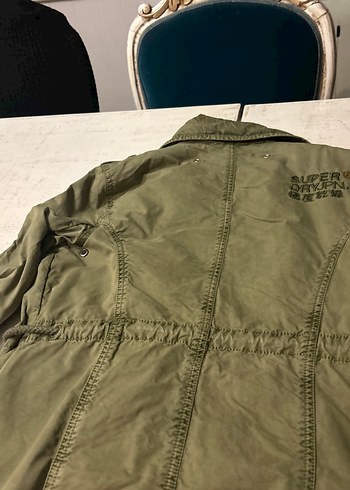 Geniş Kesim Kamuflaj Desenli Keten Erkek Ceket - Görsel 14