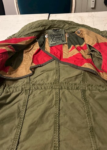 Geniş Kesim Kamuflaj Desenli Keten Erkek Ceket - Görsel 7