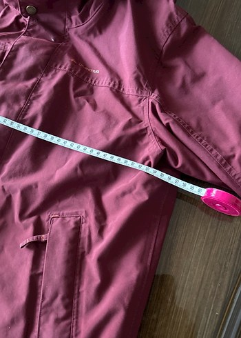 Bordo Fermuarlı Erkek Yağmurluk - Görsel 5