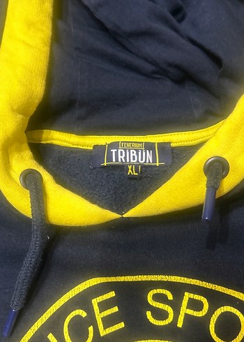 Sarı lacivertKapüşonlu Fenerbahçe Sweatshirt - Görsel 7