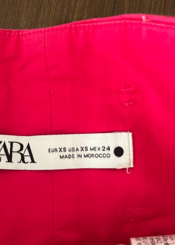 Kırmızı Pilili Midi Kadın Kumaş Pantolon - Görsel 7