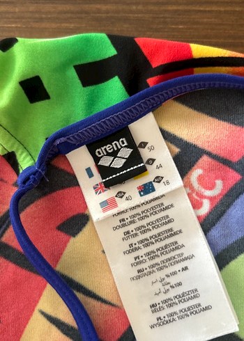 Renkli Pop Kültür Baskılı Kadın Mayo - Görsel 6