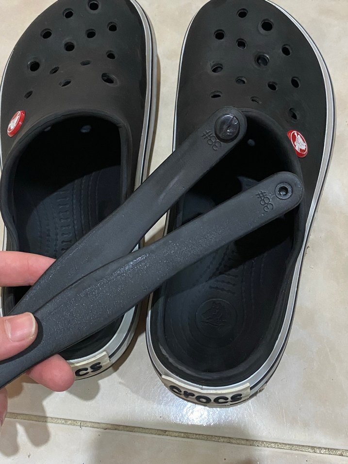 Siyah Crocs Terlik - Görsel 5