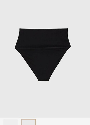 s Beden siyah Renk Siyah yüksek bel bikini altı
