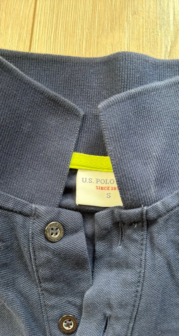 Unisex Lacivert Kısa Kollu Polo Tişört - Görsel 2