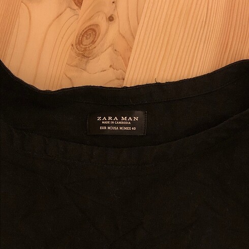 m Beden zara man tişört