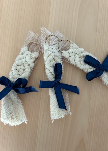 Makrome Anahtarlık 65 Adet Hediyelik Nikah Şekeri
