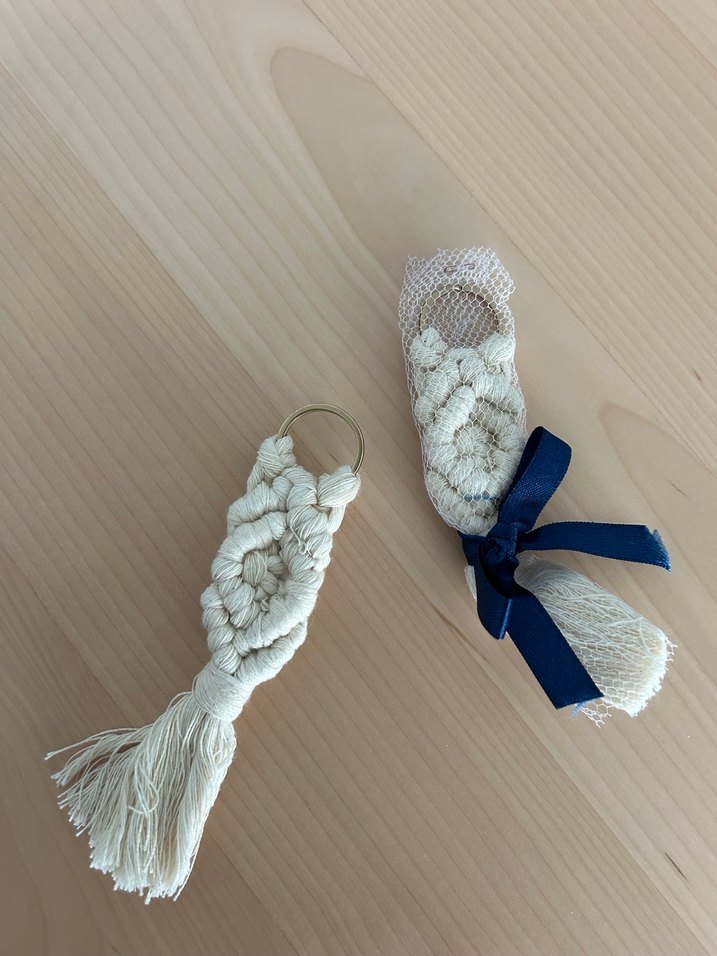 Makrome Anahtarlık 65 Adet Hediyelik Nikah Şekeri - Görsel 3