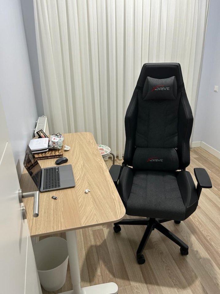 xDrive Fırtına Profesyonel Oyuncu Koltuğu Kumaş Gri/Siyah - Görsel 2