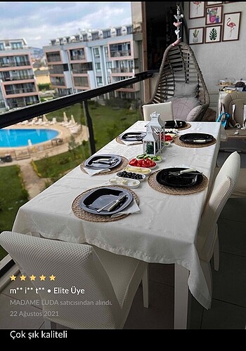 Beden siyah Renk Luminarc Carine 6 Kişilik Yemek Takımı 24 parça