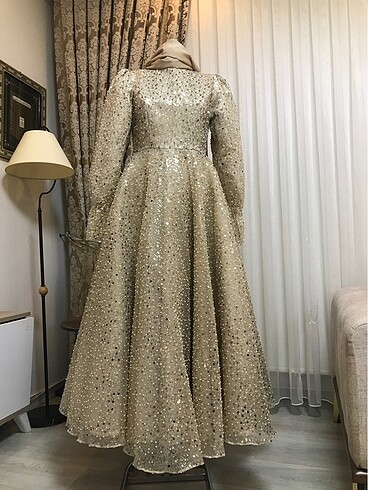 Bej Eva Dress