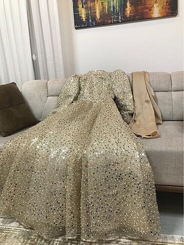 m Beden Bej Eva Dress