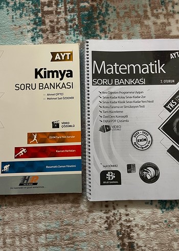 AYT Kimya ve Matematik Soru Bankası Seti - Görsel 2
