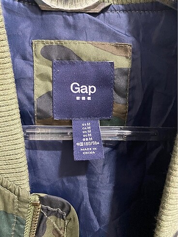 Gap GAP Kamuflaj Desenli Bomber Ceket