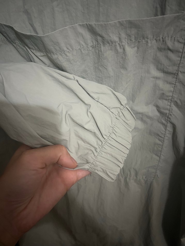 Gri Midi Kadın Yağmurluk - Görsel 2