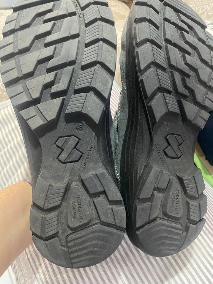 Gri Erkek Spor Ayakkabı Cırtlı Kauçuk Taban - Görsel 5