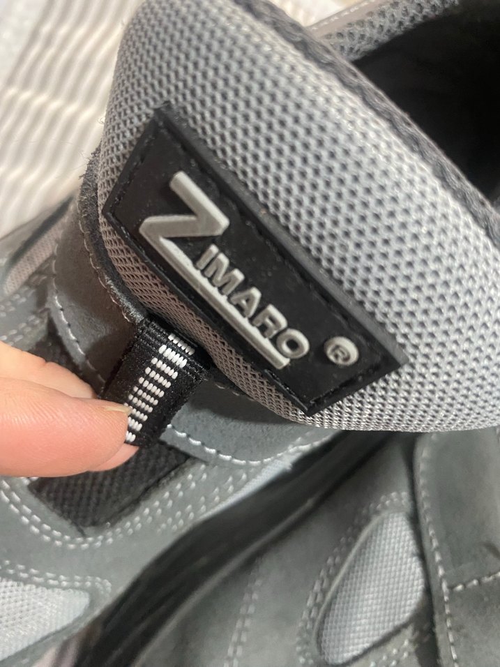 Gri Erkek Spor Ayakkabı Cırtlı Kauçuk Taban - Görsel 2