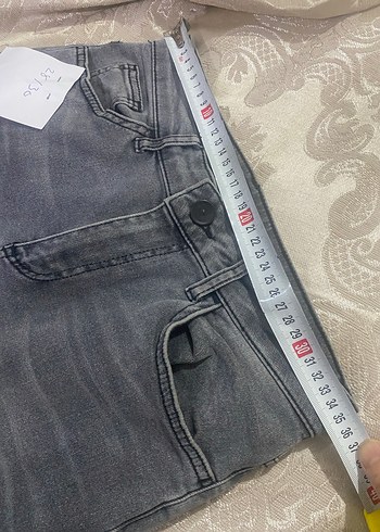 Gri Erkek Denim Jean Pantolon - Görsel 3