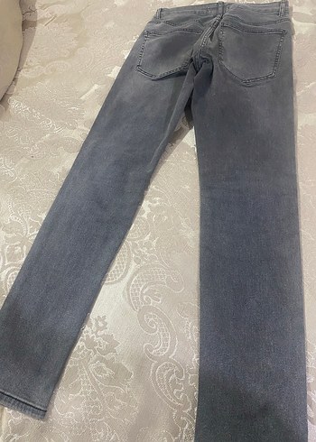 Gri Erkek Denim Jean Pantolon - Görsel 5