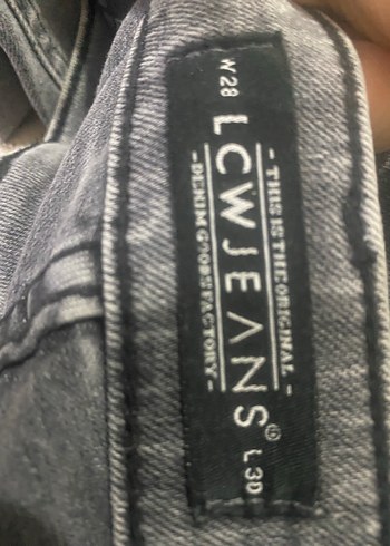 Gri Erkek Denim Jean Pantolon - Görsel 2