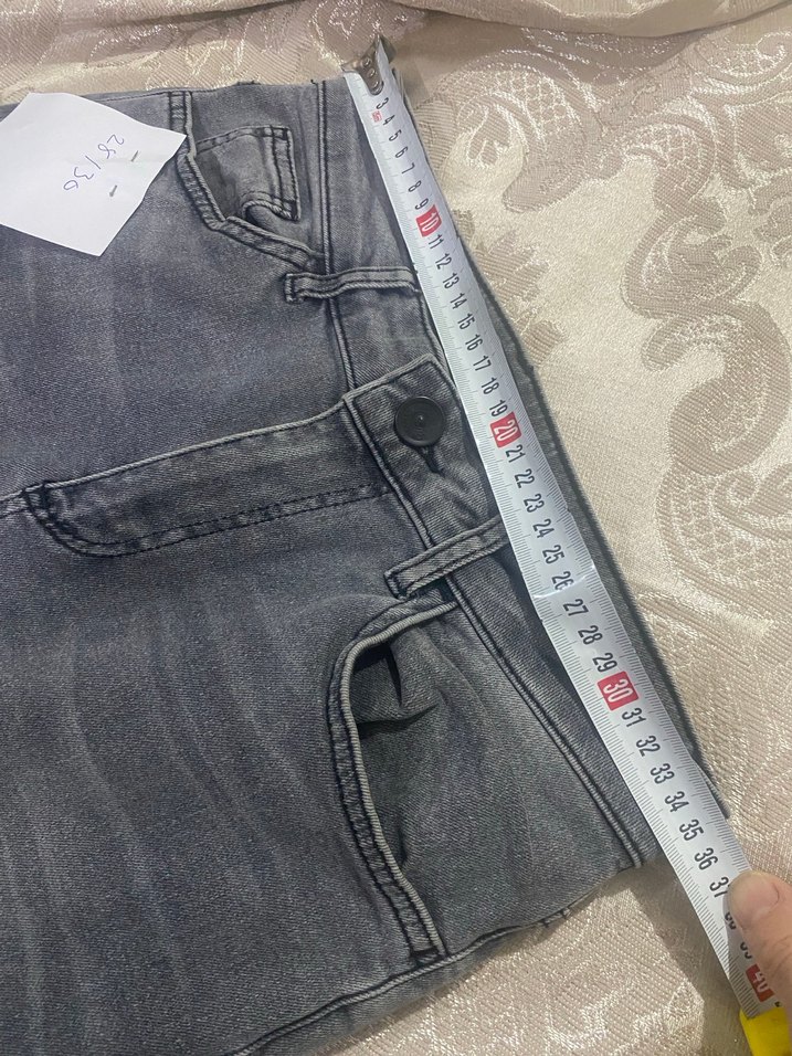 Gri Erkek Denim Jean Pantolon - Görsel 3