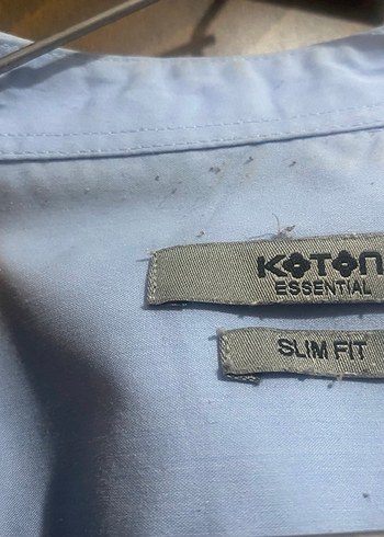 Mavi Düğmeli Erkek Gömlek - Görsel 2