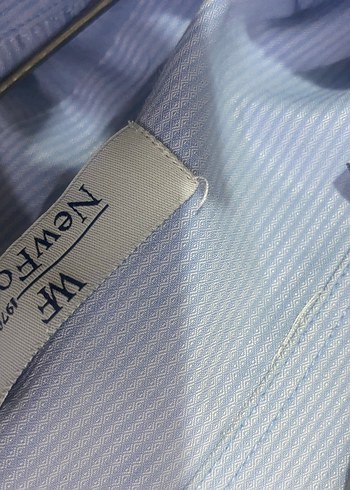 Mavi Düğmeli Erkek Gömlek - Görsel 3